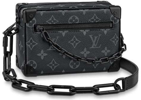 louis vuitton mini soft trunk monogram eclipse black